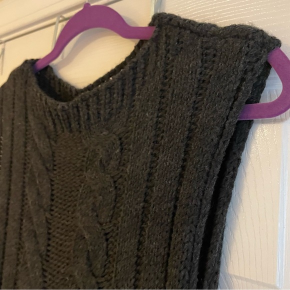 AQE Fashion XL Black Sleeveless Sweater Dress - Picture 6 of 9